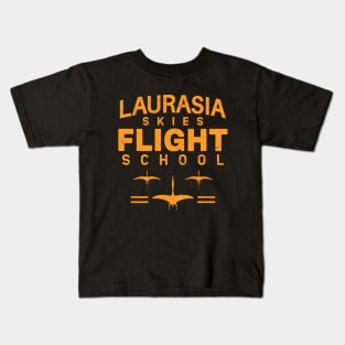 Laurasia Skies Flight School Kids T-Shirt